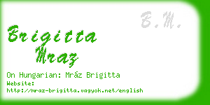 brigitta mraz business card